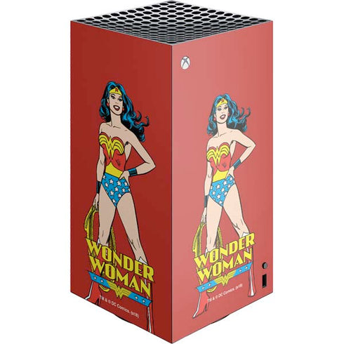 DC Comics Wonder Woman Portrait XBox Series X Digital Edition Console Skin